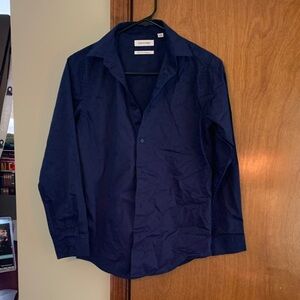 Calvin Klein Deep Blue Dress Shirt